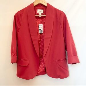 NWT Salmon Blazer Jacket size M I Love H81